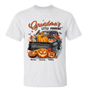 Halloween Truck Grandma Pumpkins Personalized Shirt