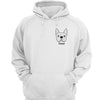 Dog Face Simple Outline Personalized Hoodie Sweatshirt