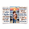 Doll Couple Kissing At Beach Personalized Horizontal Poster