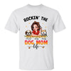 Rockin‘ Dog Mom Life Sunflower Personalized Shirt