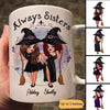 Halloween Besties Witch Always Sisters Purple Moon Personalized Mug