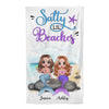 Salty Lil‘ Beaches Summer Best Friends Personalized Beach Towel