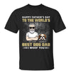 Happy Father‘s Day World Best Dog Dad Gift Personalized Shirt