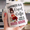 Happiness Is Coffee And Books Coffee Mug