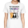 My Children Meow Colorful Pattern Personalized Shirt