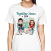 Couple Together Since Kitchen Anniversary Gift Personalized Shirt