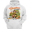 Doll Kids Green Truck Fall Season Personalized Shirt