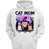 Halloween Witch And Cats Personalized Shirt