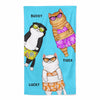 Swimsuit Fluffy Cats Personalized Beach Towel