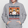 Retro Favorite People Call Me Grandpa Old Man Personalized Hoodie Sweatshirt