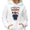 Favorite People Call Me Grandpa Kids on Shoulder Personalized Shirt