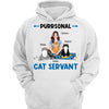 Purrsonal Cat Servant Real Cat Mom Gift Personalized Shirt