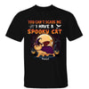 Halloween You Can‘t Scare Me I Have Spooky Cats Personalized Shirt