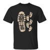 Best Dad Grandpa Footprints Shoeprint Personalized Shirt