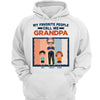 Favorite People Call Me Grandpa Doll Kids Personalized Hoodie Sweatshirt