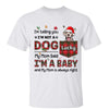 Baby Christmas Dogs Personalized Shirt