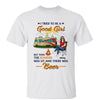 Camping Girl Good Girl Camper Personalized Shirt