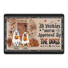 Halloween Dogs Front Door Personalized Doormat