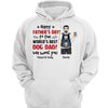 We Woof You Standing Dog Dad Personalized Hoodie Sweatshirt