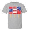 Popsicle 4th of July American Family Matching Independence Day Shirt