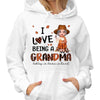 Fall Season Love Being Called Mom Grandma Personalized Shirt