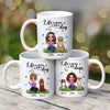 Life Is Better With A Dog Doll Woman Sitting Personalized Mug