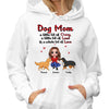 Dog Mom Crazy Loud Love Personalized Hoodie Sweatshirt