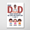 Dad Forget Father‘s Day We Love You Every Day Gift Personalized Poster