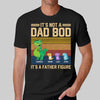 Not Dad Bod Father Figure Retro Dinosaur Personalized Shirt