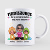 Grandmasaurus & Cute Dinosaur Doll Kid Personalized Mug