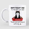 Fluffy Cats Thank You For Putting Up With My Thing Father‘s Day Personalized Mug