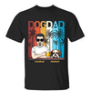 Dog Dad Summer Retro Personalized Shirt