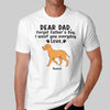 Happy Father‘s Day Walking Dog Personalized Shirt