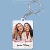 Besties Sisters Forever Custom Photo Best Friend Gift Personalized Acrylic Keychain