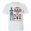 Best Dad Grandpa Uncle Ever Man Standing With Kids Personalized Shirt