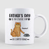 Father‘s Day Is No Excuse For Empty Bowl Sassy Cats Personalized Mug