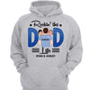 Dad Carrying Kids Rockin‘ The Dad Life Personalized Shirt