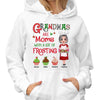 Christmas Grandma Is Mom With Frosting Personalized Shirt