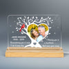 Memorial Photo Remembrance Sympathy Gift Personalized Rectangle Custom Shape Acrylic Plaque With LED Night Light