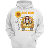 Sunflower Doll Dog Mom Sitting On Truck Personalized Shirt