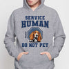 Service Human Peeking Dog More Dog Personalized Light Shirt
