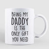 Being Our Dad Grandpa Is The Only Gift Chibi Kid Personalized Mug