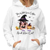 This Witch Loves Coffee And Her Cats Personalized Shirt