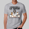 Man And Cats Purrsonal Cat Servant Personalized Shirt