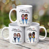 Cool Doll Mother And Daughters Personalized Mug