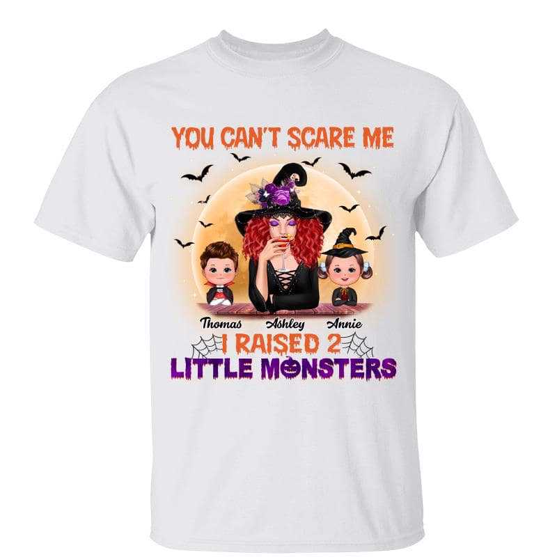 Halloween You Can‘t Scare Me I Raised Monsters Doll Kid Personalized Shirt