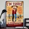 I‘m Yours Fall Season Couple Personalized Poster