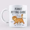 Fluffy Cat Petting Guide Personalized Mug