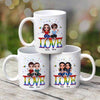 LBGT Couple On Text Personalized Mug