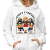 Happy Campers Camping Couple Personalized Shirt